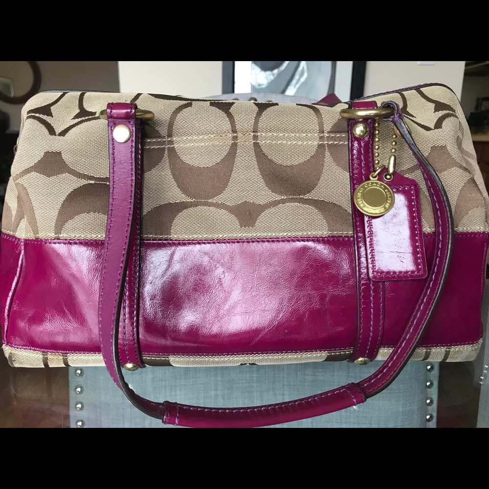 Coach signature bag